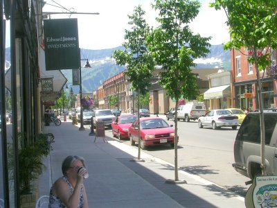 Fernie's main street, 2nd Ave west view.